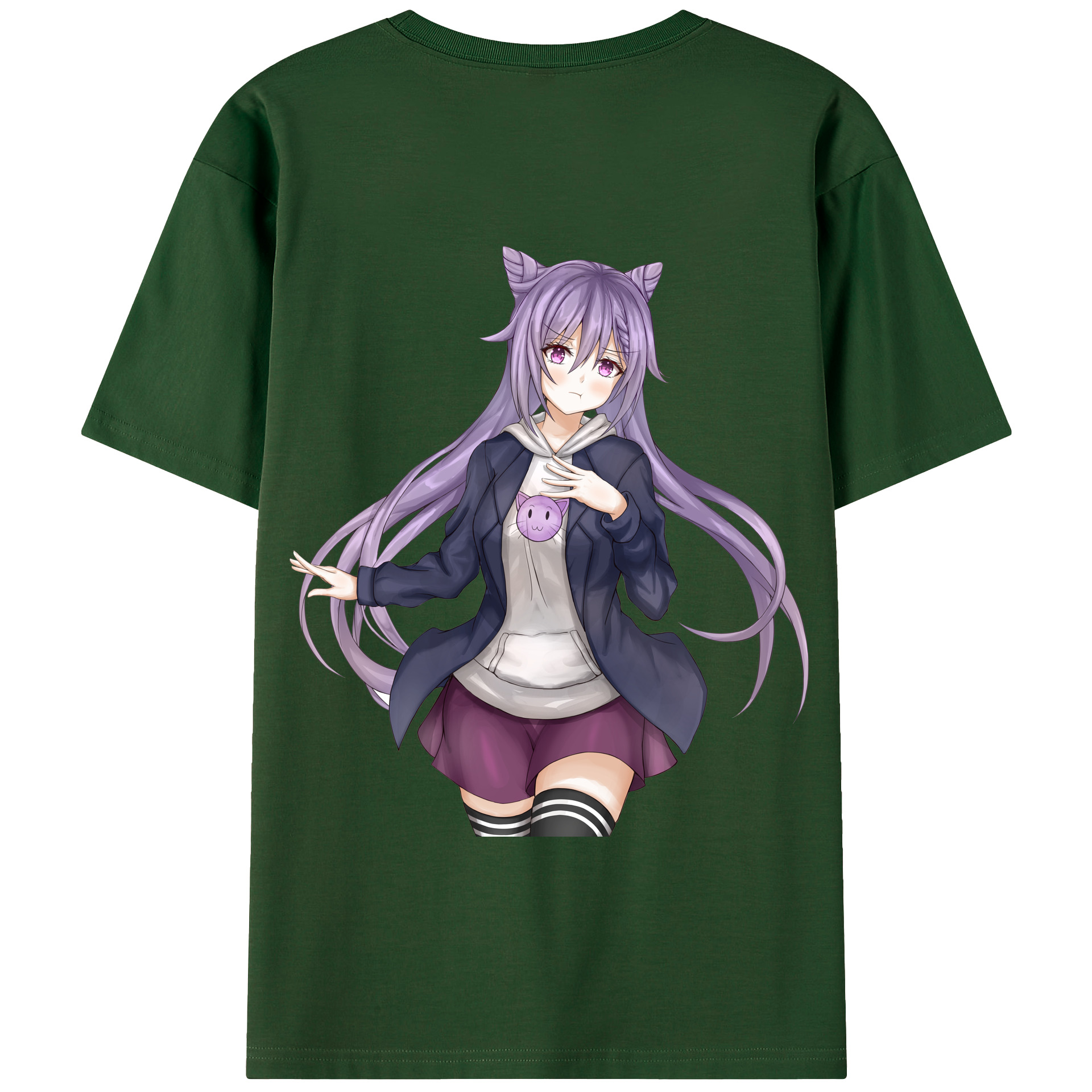 げんし神 刻晴 こくせい genshin Kokusei 綿100％半袖Tシャツ（背面プリント）